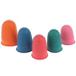 Contando Cone Borracha Dedal Protector, Costura Quilter, Dedo Ponta Craft, Acessórios Bordados, 5pcs por lote - Image 2