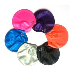 Touca de Natação Impermeável Para Homens E Mulheres, Multi-Cor Opcional, Alta Elasticidade, Silicone Macio, Conforto De Cabelo Longo, H642 - Image 2