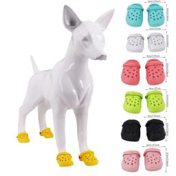 Sapatos espessados para animais de estimação, resistente ao desgaste, respirável, antiderrapante, chinelos para cães, suprimentos para animais, nova moda - Image 1