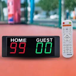 Wall Mounted Eletrônico Digital Placar para Basquete Futebol Boxe Sports Plug UE - Image 3