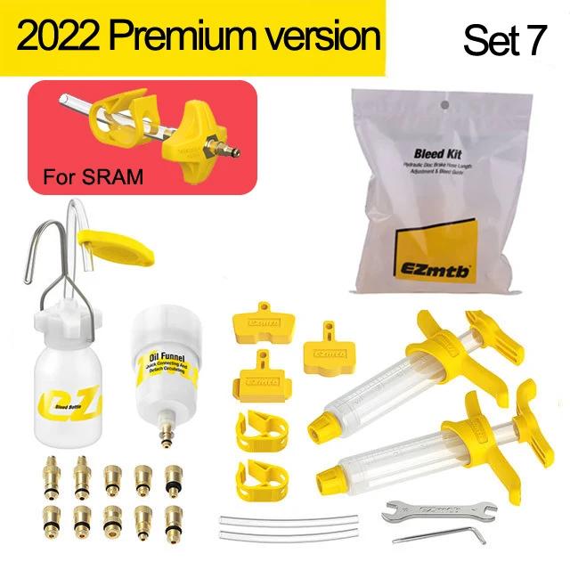 Kit de Sangramento Hidráulico para Freios de Bicicleta - Ferramentas Compatíveis com SRAM, Shimano, Magura e Avid para MTB e Estrada