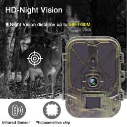 Câmera de caça ao ar livre, 50mp, 4k, com bateria de lítio de 8000mah, visão noturna, armadilhas fotográficas, armadilha de vigilância selvagem, jogo cam - Image 4