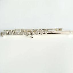 Flauta banhada a prata para venda, furos fechados, instrumentos de sopro profissionais, tocando palco, 16 buracos 17 buracos - Image 5