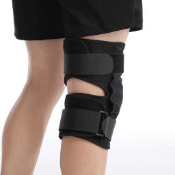Suporte de Joelho Ortopédico, Joelheiras Patela Abertas Ajustáveis, Protetor Guarda, Exercício de Ginásio, Esportes para Artrite, Dor nas Articulações - Image 4