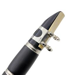 Bb clarinete baquelite bocal profissional tradicional clarinete acessórios com reed bocal remendos almofadas - Image 5