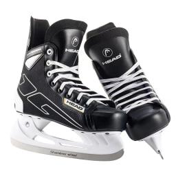 Head-S180 Lâminas de faca de hóquei no gelo de couro preto, patins sapatos Patines com lâmina de gelo real, adultos e crianças, tamanho 28-47 - Image 4
