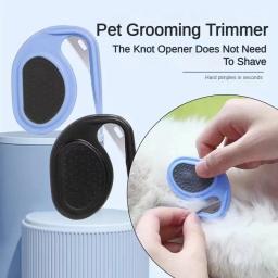 Pet Knotting Blade Comb, Depilação de gato e cachorro, Aparador de beleza, Escova de limpeza de cabelo - Image 1