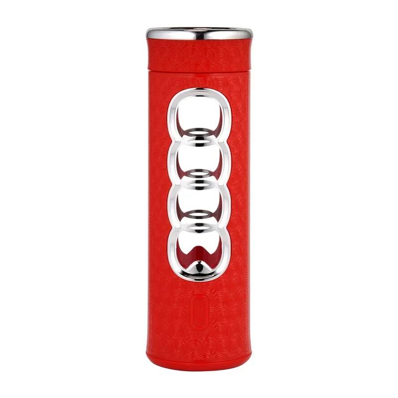 Garrafa de água de vidro portátil com infusor de chá, escalada ao ar livre, garrafa esportiva à prova de vazamento, suco e leite, 450ml - Image 1