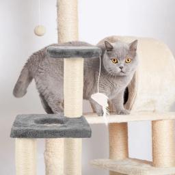 Quadro de escalada para gatos, adorável, torres, arranhador, árvores, gatinho, suprimentos integrados - Image 3