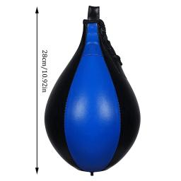 Couro Boxing Punching Ball, Treinamento Hangings, Speedball giratório, Exercício Fitness Bolas, Home Sports Gym, Speed Bag Bounce - Image 2