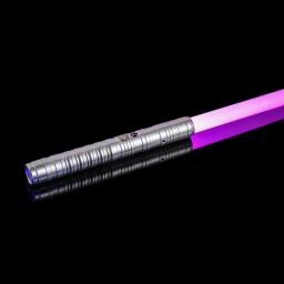RGB sabre de luz com metal Laser espada, Rave piscando brinquedo arma, luminoso LED Light Stick, Cosplay arma, Espada - Image 3