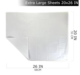 10 pçs papel de tecido 50x66cm branco embrulho papel de embalagem para saco de presente enchimento flor arte artesanato páscoa diy aniversário decoração de casamento - Image 6