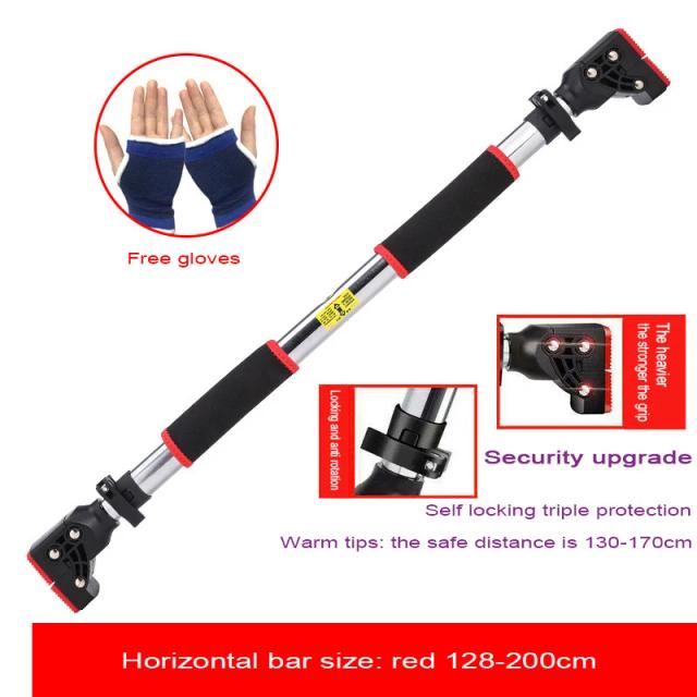 Barra Horizontal Profissional Antiderrapante Indoor Pull Up Bar 200kg