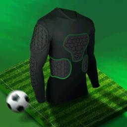 Camisas acolchoadas profissionais e calças Protetor, goleiro Jerseys, Uniforme, EVA Esponja, Cotovelo, Joelho, Futebol, Futebol, Grosso - Image 5