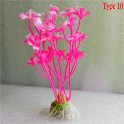 Decoração de plantas de aquário artificial, acessórios para plantas de aquário, peixes maravilhos, 1 peça - Image 6