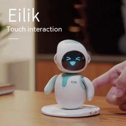 Eilik robô inteligente brinquedos de mesa ai interação emocional companheiro brinquedo para animais de estimação presentes para brinquedo de mesa toque intra-ativo inteligente robô para animais de estimação - Image 2