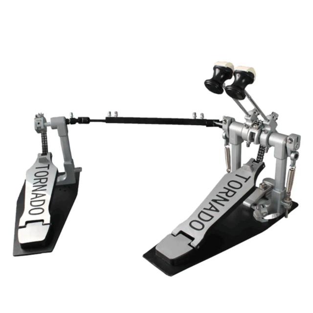 Pedal de Percussão Profissional Tread Hammer em Liga de Alumínio Duplo para Kit de Bateria e Acessórios