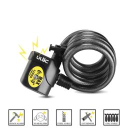 Bloqueio de alarme eletrônico anti-roubo profissional para bicicleta, 110db, fio alto, acessórios de segurança, frete grátis - Image 5