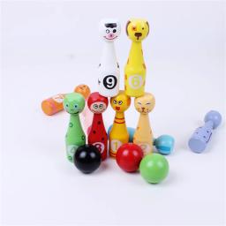 Bowling Set com Cartoon Number Print for Kids, Indoor e Outdoor Activity, Toddler Play - Image 4