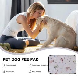 Tapete de treinamento Potty lavável para cachorro, Pet Dog Urine Absorbent Mat, Absorção de urina reutilizável, Tapetes de vedação - Image 3