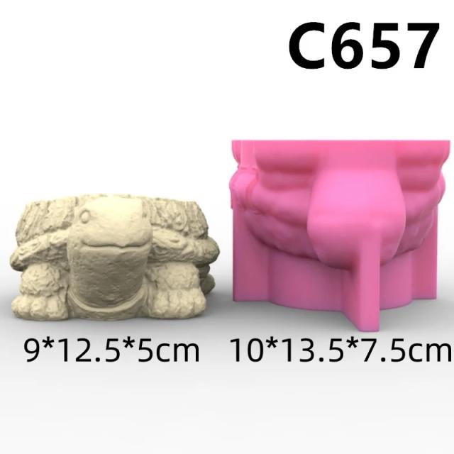 Molde de Silicone Perfumado para Gesso e Concreto: Crie Ornamentos Caseiros Artísticos e Bonitos