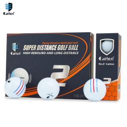 Caitron Super Longa Distância Bola de Golfe de Camada Dupla, Longa e Mais Direita, Sensação Suave, 40 + Jardas Distância Voadora, 12Pcs - Image 1