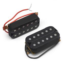 Humbucker 6 cordas captador de guitarra elétrica bobina dupla humbucker guitarra elétrica captador ponte ou pescoço captador preto - Image 6