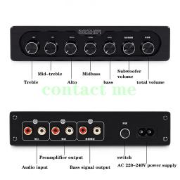 Audiophile-National EQ500 Tubo Pré-amplificador, Pré-amplificador, Audio Processing Effector, 5 Band - Image 2