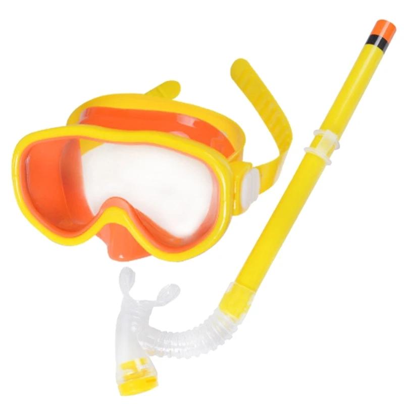Conjunto snorkel infantil, equipamento mergulho para crianças, óculos natação unissex, mergulho anti-nevoeiro, combo snorkel superior seco - Image 1