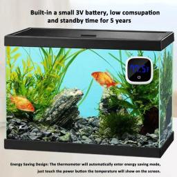 LED Digital Aquarium Termômetro Temperatura da Água Ferramenta de Medição Fish Tank Termômetro Exato LED Display Adequado para peixes - Image 4