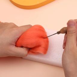 IMZAY Soft Roving fibra para feltragem agulha, DIY feltro materiais, suprimentos iniciantes, 250g - Image 5