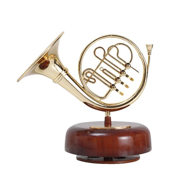 Caixa de Música Wind-Up em Bronze: Réplica Artística para Presentes de Aniversário e Natal