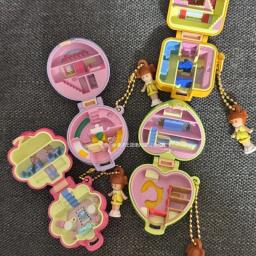 Bandai Polly Pocket Series 2 Caixa de Tesouro Charme Reimpressão 4pcs Figura de Ação Modelo Presentes Decoração Em Estoque - Image 3