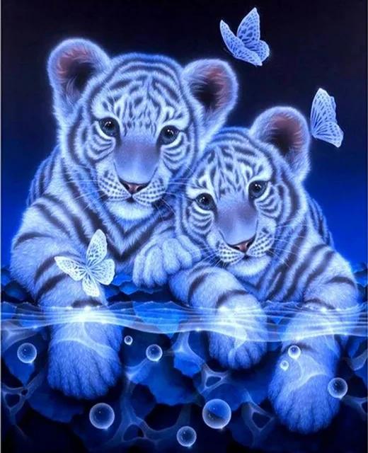 Pintura em Diamante 5D Gato Famoso em Tela de Veludo AB, Mosaico Bordado Cruz - Arte e Presente Decorativo DIY