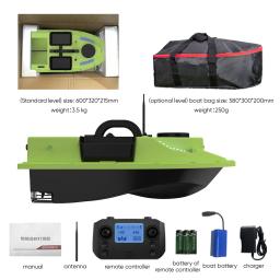 GPS RC Bait Boat, controle remoto sem fio, barco alimentador, navio com 4 recipientes, carga 2kg, 500m - Image 6