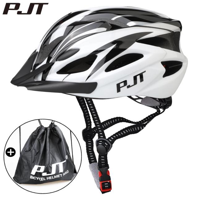 PJT Capacete de Ciclismo W012 Leve e Seguro com Forro Confortável - L (56-61cm)