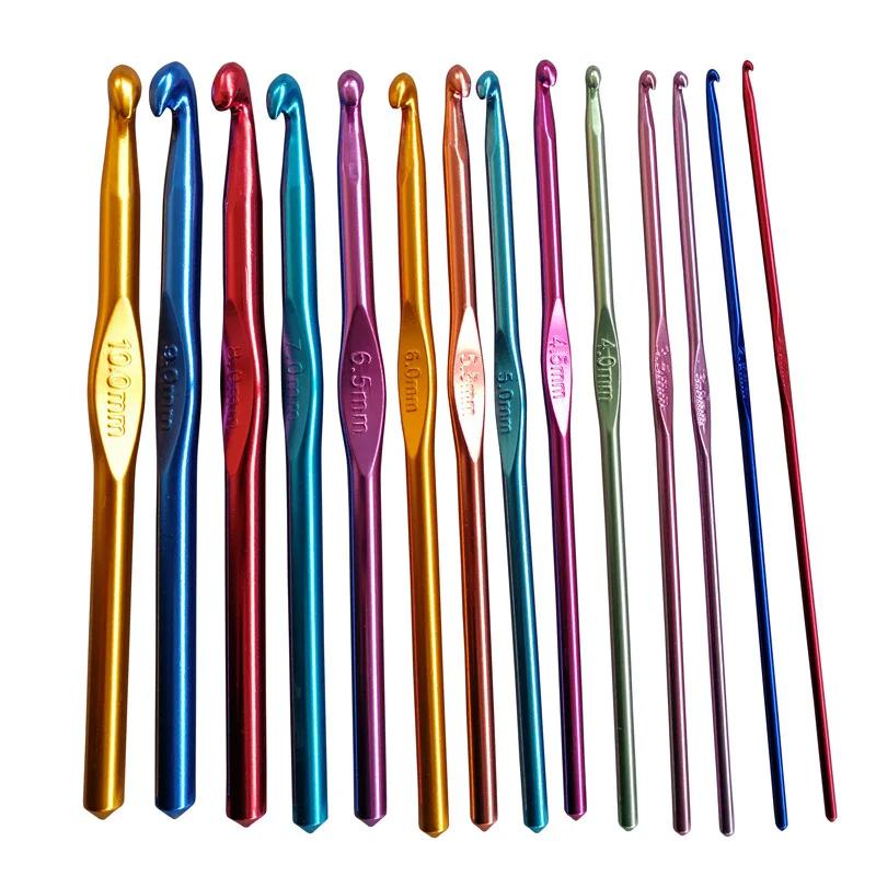 Conjunto ergonômico de crochê para iniciantes, Kit extra longo, agulhas de crochê, tricô, acessórios tricot, confortável - Image 1