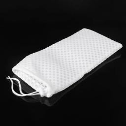 Aquário saco de filtro drawstring favo de mel sacos para bio bolas de carbono ativo forte filtragem peixe para tanque reutilizável filte - Image 2