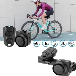 Motocicleta Anti-Theft Bike Alarme Sistema De Segurança, bicicleta Vibração Movimento Sensor, dispositivo De Alerta Multiuso Recarregável - Image 1