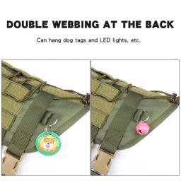 Arnês tático para cães médios e grandes, Sling Peito, Pet Acessórios, Treinamento ao ar livre, Caminhada - Image 4