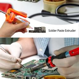 Pasta de solda impulsionador uv máscara de solda tinta empurrador de óleo para placa-mãe ferramentas de reparo extrusora de fluxo ferramenta de propulsão de soldagem - Image 4