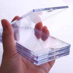 Titular do cartão magnético para cartões comerciais, protetor de plástico, esportes de beisebol, Yugioh Display Case, Magnet Top Loader, 35PT, 2pcs - Image 2