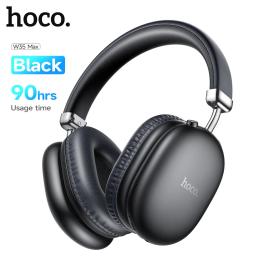 Hoco sem fio bluetooth 5.3 música fone de ouvido microfone alta fidelidade áudio estéreo som 800mah esporte 40mm driver 90 horas endura - Image 1