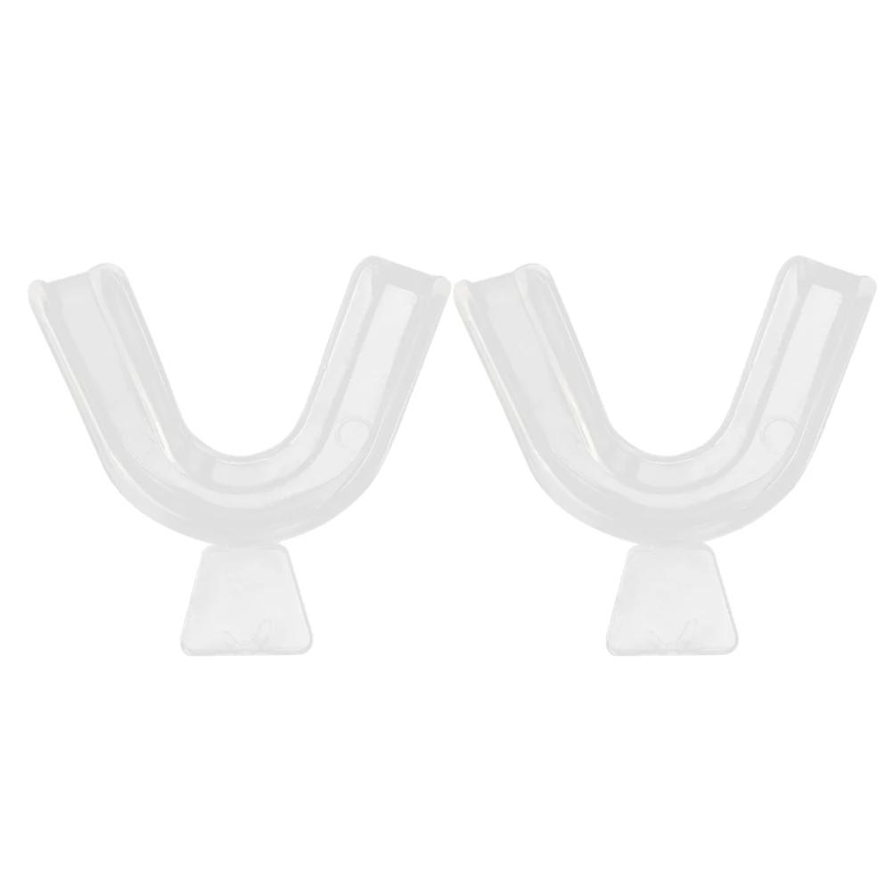 Conjunto de aparelhos ortodônticos macios, protetor bucal de substituição, bandejas de clareamento, protetor multifunções, cuidados de higiene, 2 pcs, 4pcs - Image 1