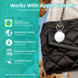Mini Tracking Device for Apple, Smart Tag, Finder criança, Pet GPS, Perdeu Tracker, Bluetooth, IOS System, Find My Key - Image 5