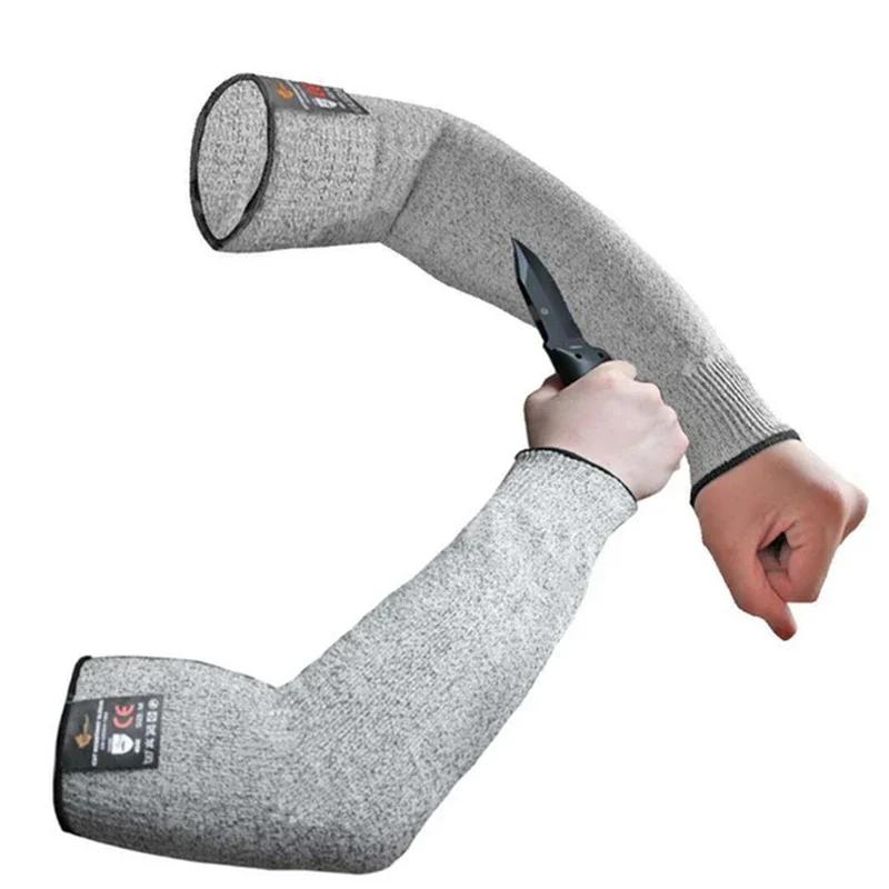 Manga de braço de segurança, luvas protetoras de pulso para braço de trabalho, proteção anti-corte, nível 5, mangas de trabalho resistentes ao corte HPPE - Image 1