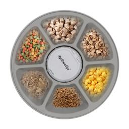 Alimentador automático do animal de estimação com sincronismo redondo, elétrico Dry Food Dispenser para cão e gato, 6 refeições, 6 grades, 24 horas Feed, Pet Supplies - Image 6