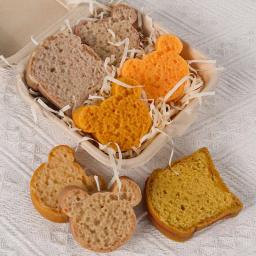 Molde De Vela Do Silicone Do Pão Dos Desenhos Animados, Fatias De DIY De Artesanato De Pão, Fazer Presentes, Gesso De Sabão, Chocolate, Biscoitos, Moldes De Cozimento, Decoração De Casa - Image 2