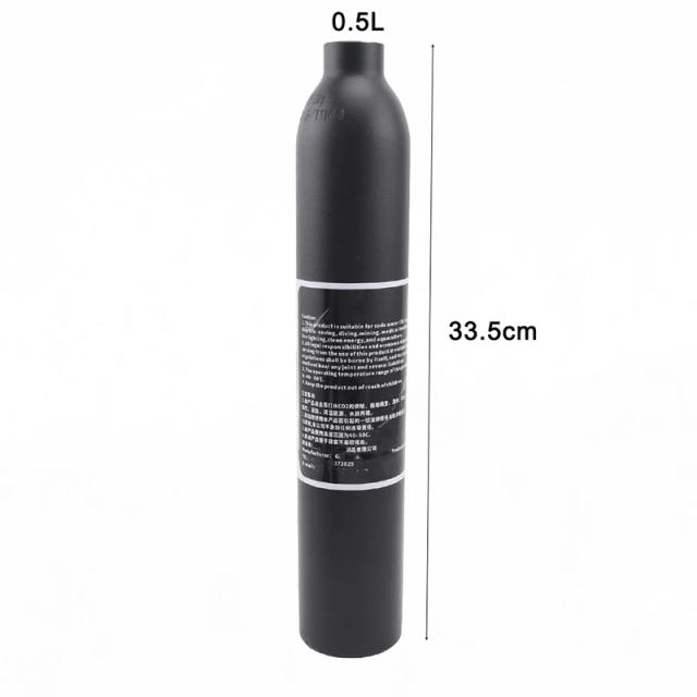Mini Cilindro de Mergulho 0.5L para Snorkeling e Respiradores de Tanque de Oxigênio