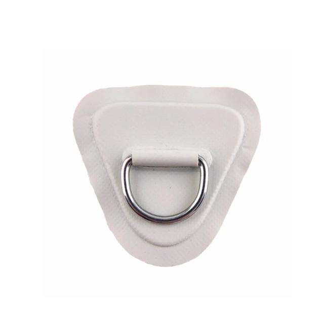 Borracha de Prancha PVA para Patch Deck com Fivela de Corda Triângulo Branco e Anel Pad em Aço Inoxidável D 316 para SUP e Kayak - 1 Peça